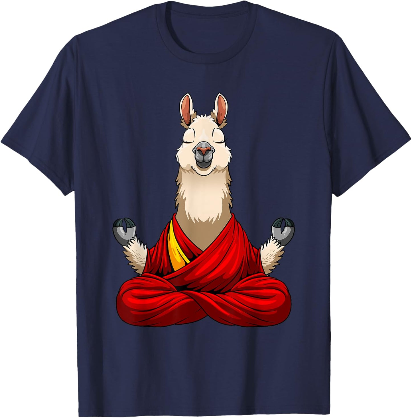 Cute Llama Design Women Alpaca Animal Llama Lovers T-Shirt - T-Shirt | Navy