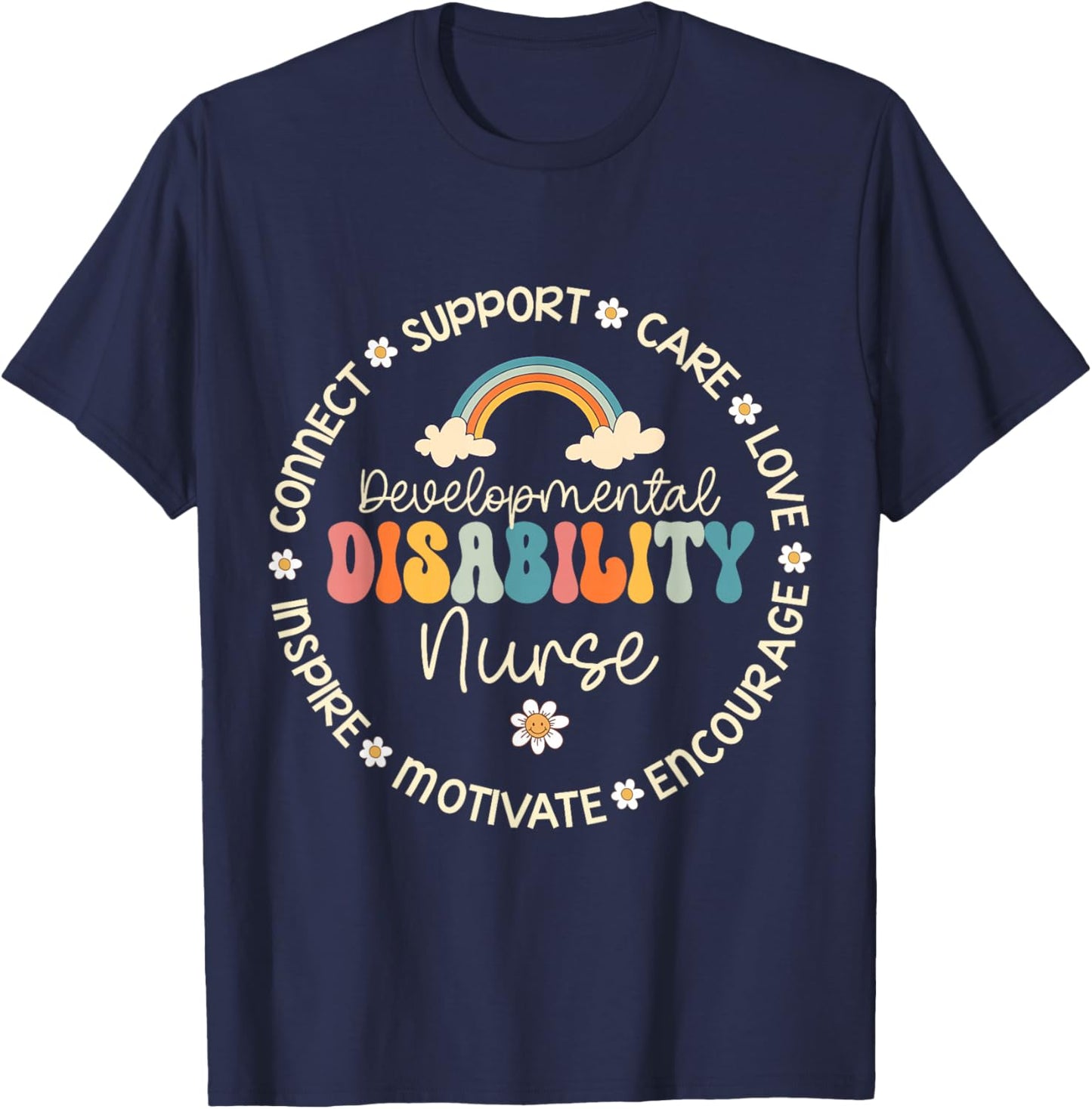 Developmental Disability Nurse Week Back to School T-Shirt - T-Shirt | Navy