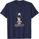 Naruto Classic Kiba Character with Kanji T-Shirt - T-Shirt | Navy