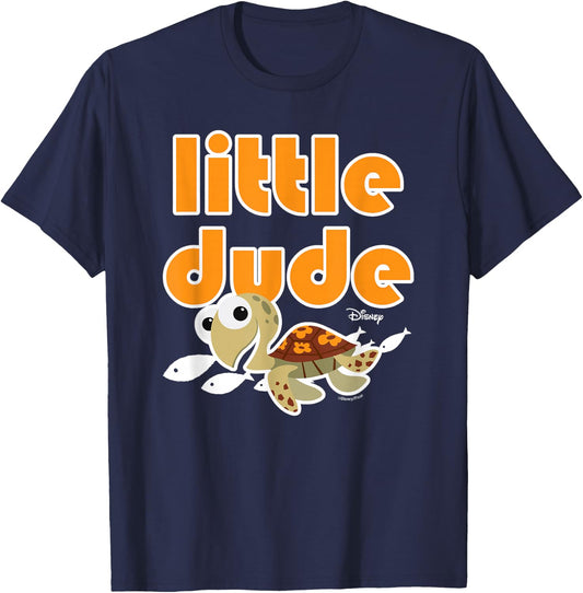Finding Nemo - Squirt Turtle Little Dude T-Shirt - T-Shirt | Navy