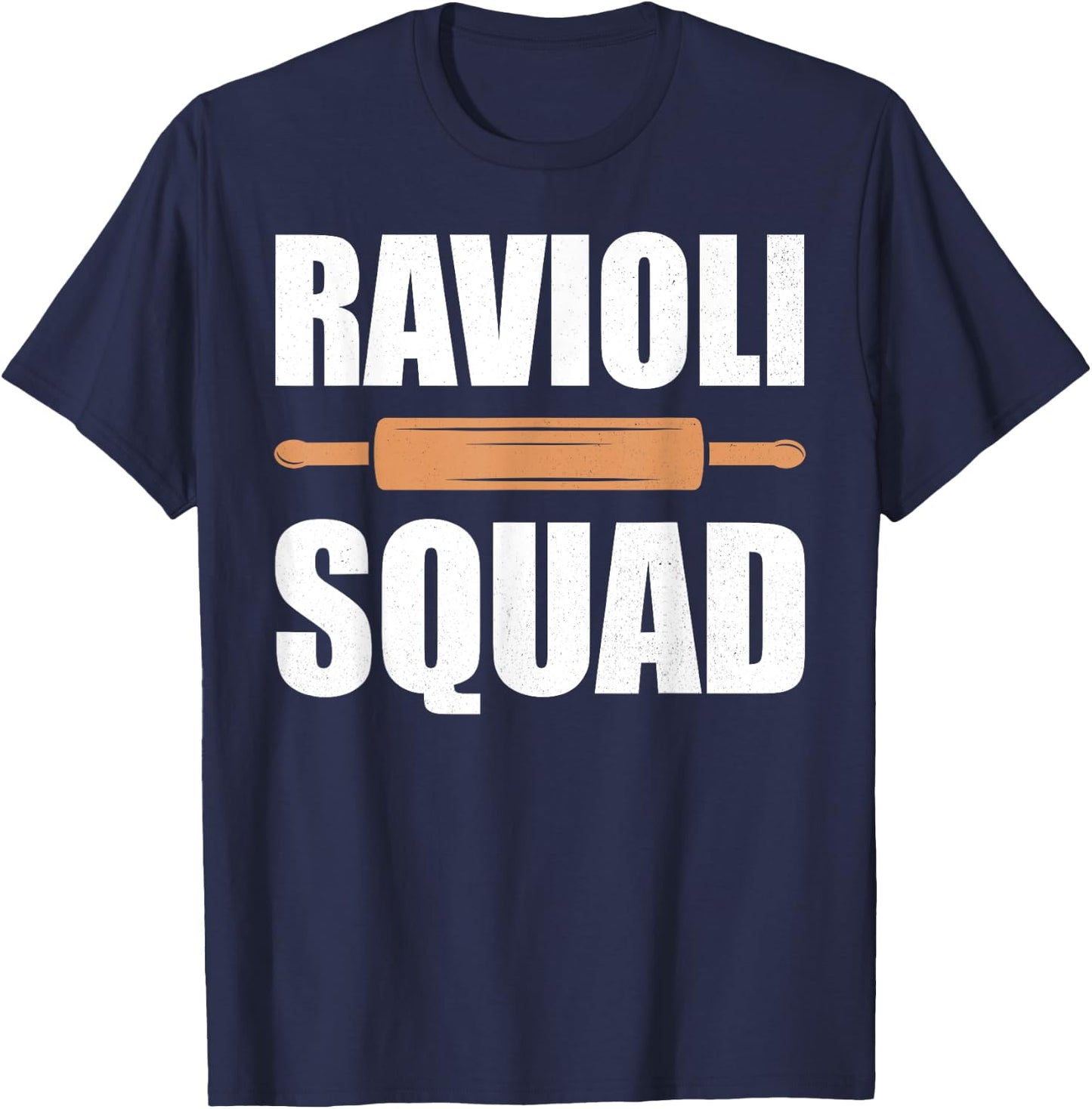 Ravioli squad, rolling pin, matching group, baking crew team T-Shirt - T-Shirt | Navy