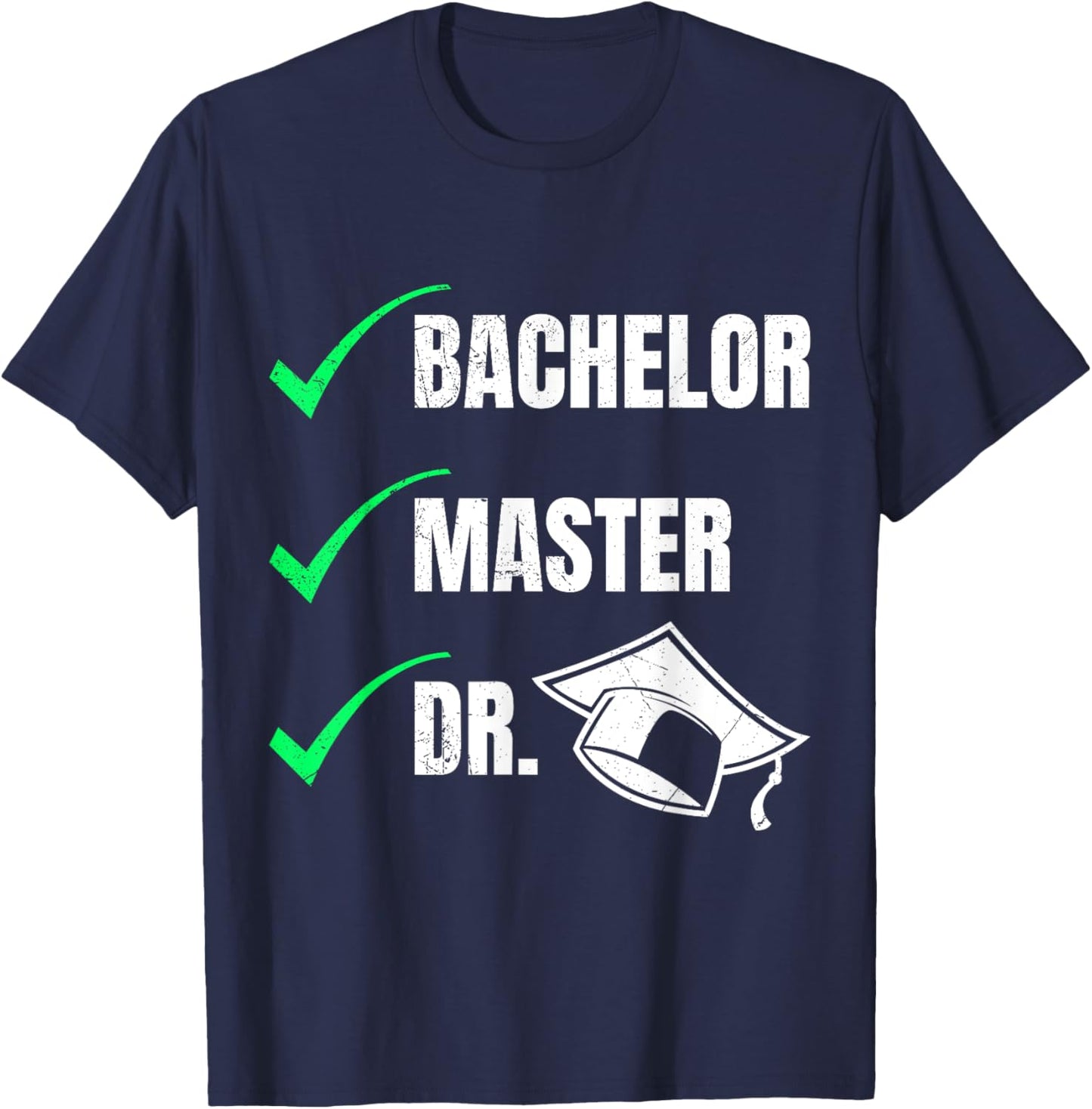 Finally finished I am doctor doctoral degree Ph.D T-Shirt - T-Shirt | Navy