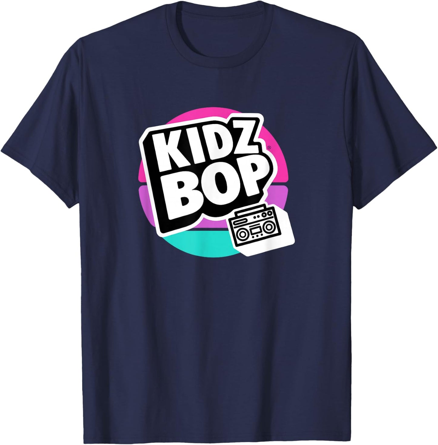 KIDZ BOP - Boombox Logo T-Shirt - T-Shirt | Navy