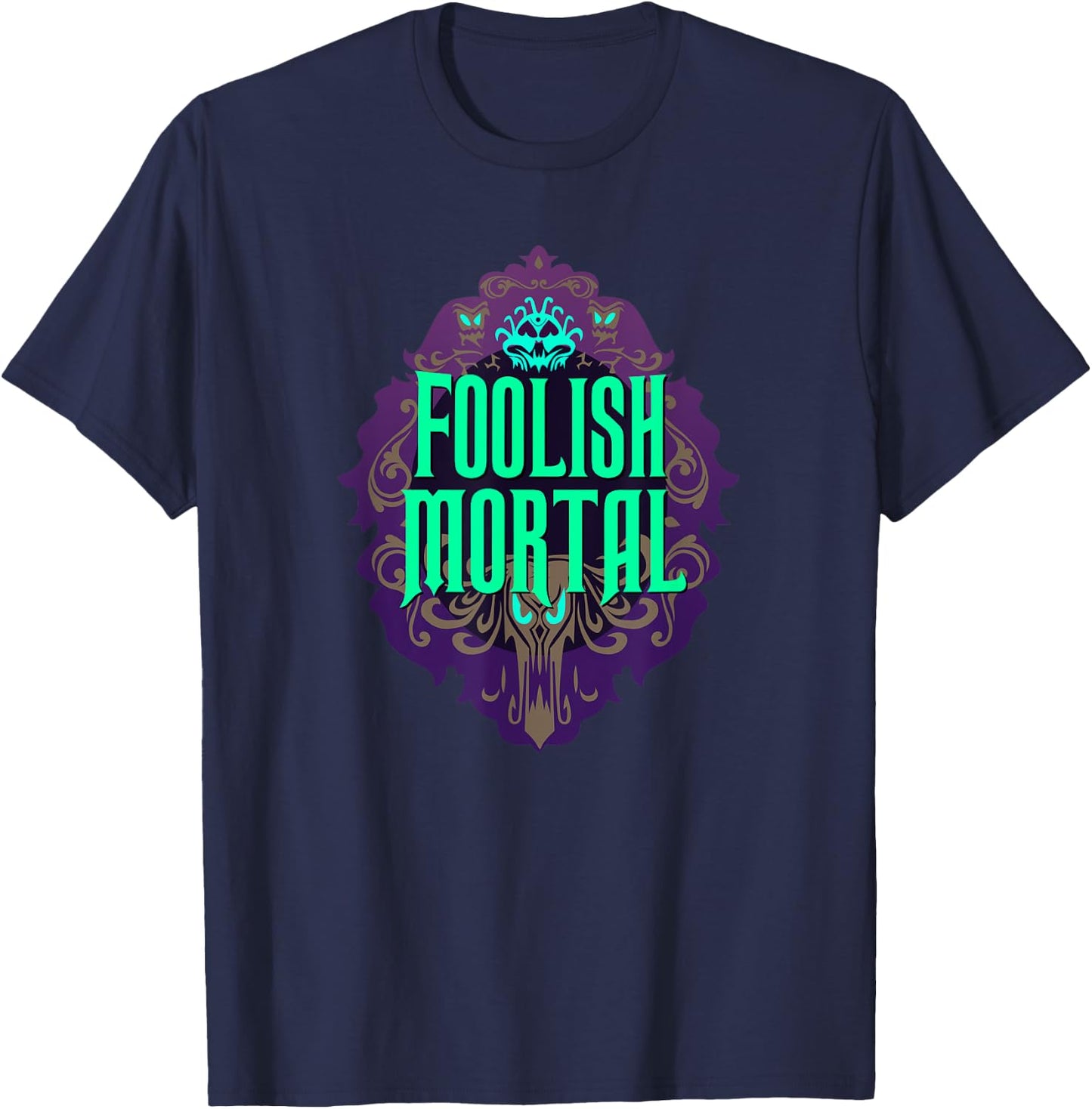 Foolish Mortal Halloween Party T-Shirt - T-Shirt | Navy