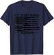 US Coast Guard Veteran USCG Distressed American Flag T-Shirt - T-Shirt | Navy