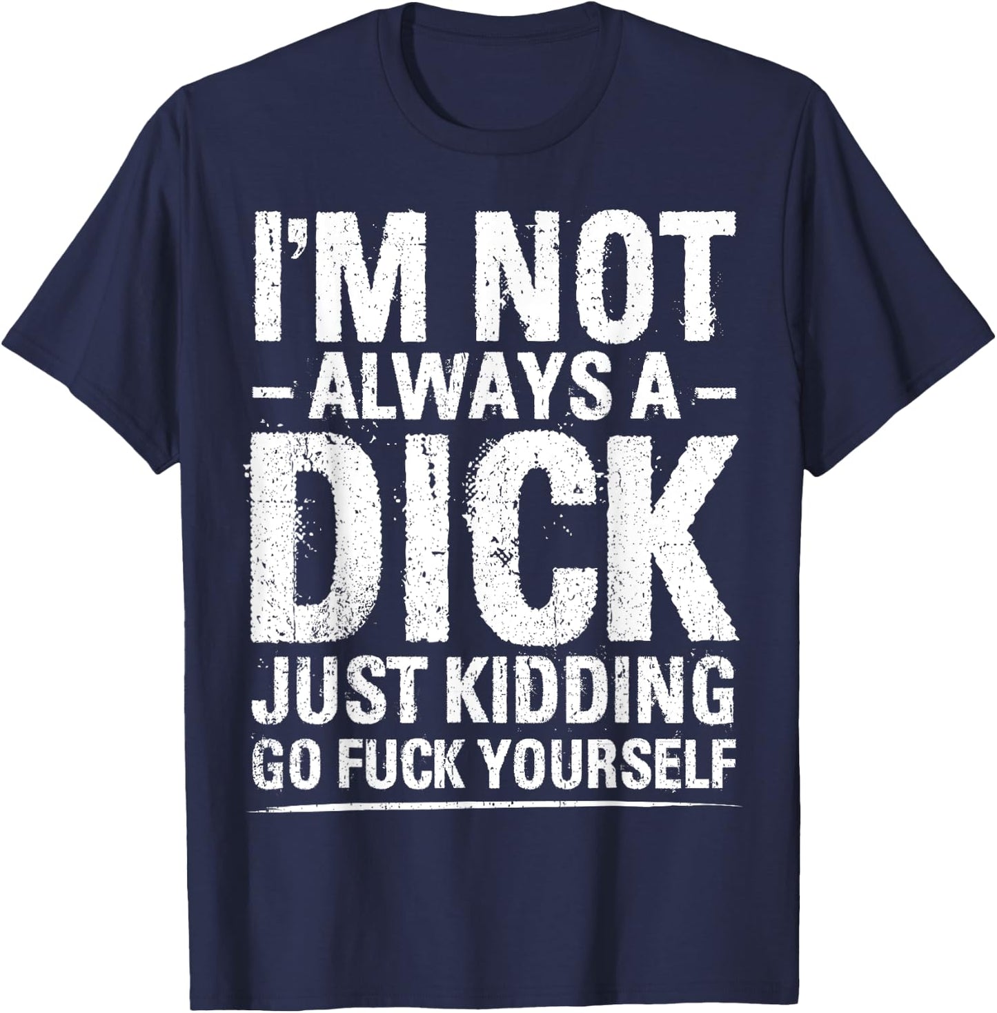 Sarcastic Shirt Funny Sacastic T-Shirt - T-Shirt | Navy