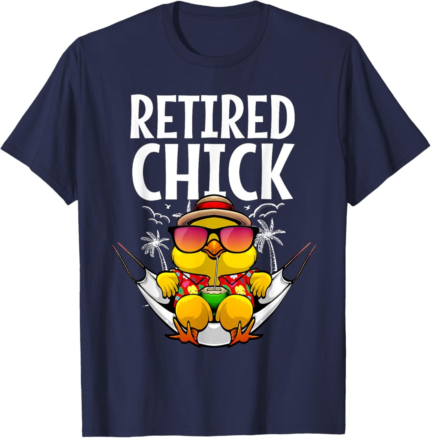 Cute Retirement Art For Mom Women Retirement Lover Retired T-Shirt - T-Shirt | Navy