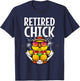 Cute Retirement Art For Mom Women Retirement Lover Retired T-Shirt - T-Shirt | Navy