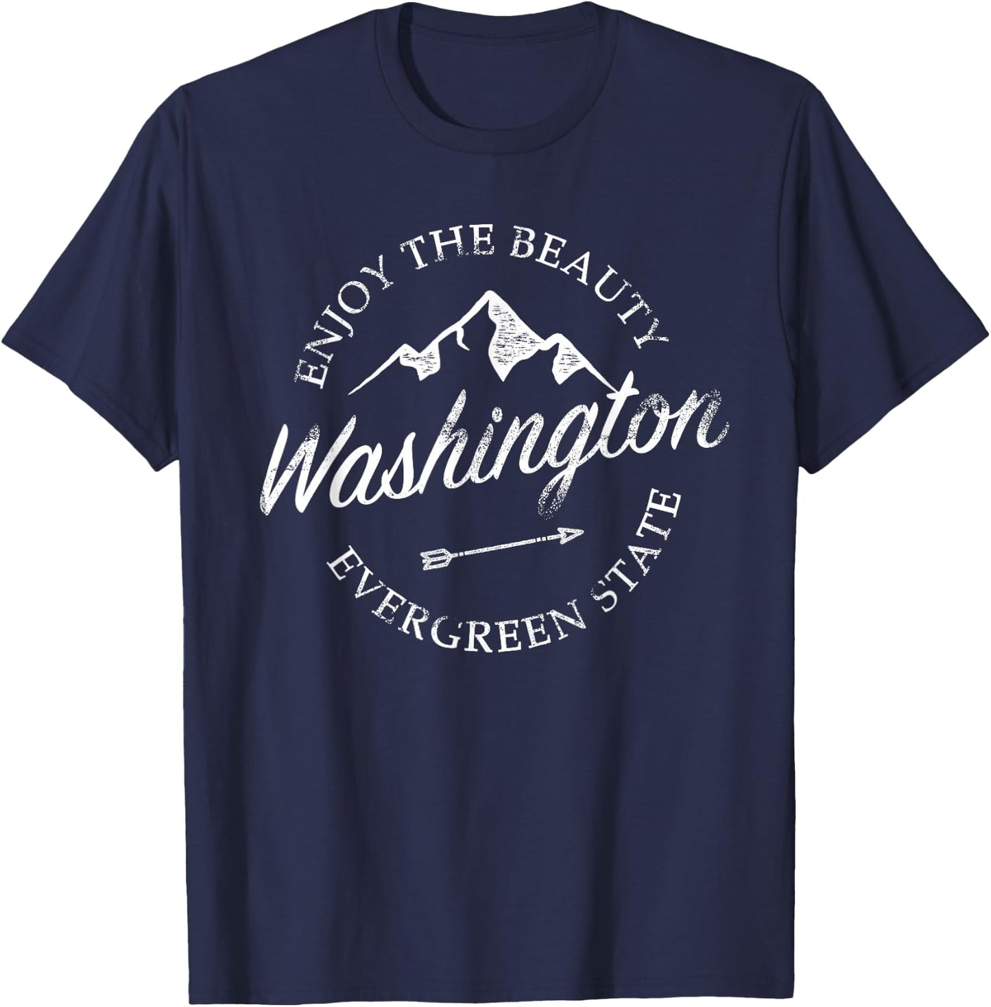 Washington Evergreen State T-Shirt - T-Shirt | Navy