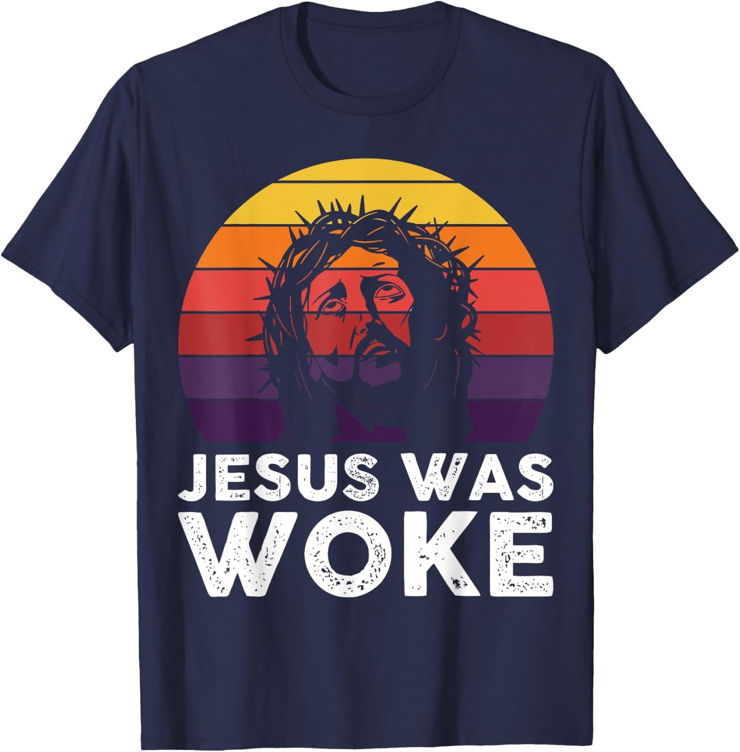 Jesus Was Woke T-Shirt - T-Shirt | Navy