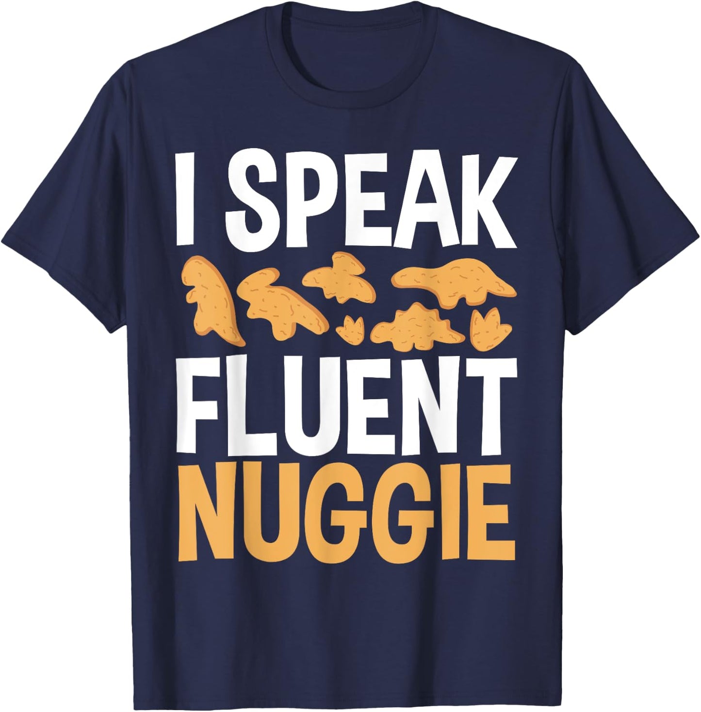 Dino Nuggets Chicken Nugget Keychain Dino Nugget Lover T-Shirt - T-Shirt | Navy