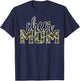 Cheer Mom Camo Funny Cheer Crew Cheerleader Mothers Day T-Shirt - T-Shirt | Navy