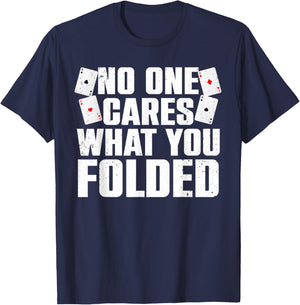 Funny Poker Art Women Poker Player Casino Gambler T-Shirt - T-Shirt | Navy