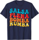 Puerto Rico Salsa Plena Bomba Rumba Boricua Puerto Rican T-Shirt - T-Shirt | Navy