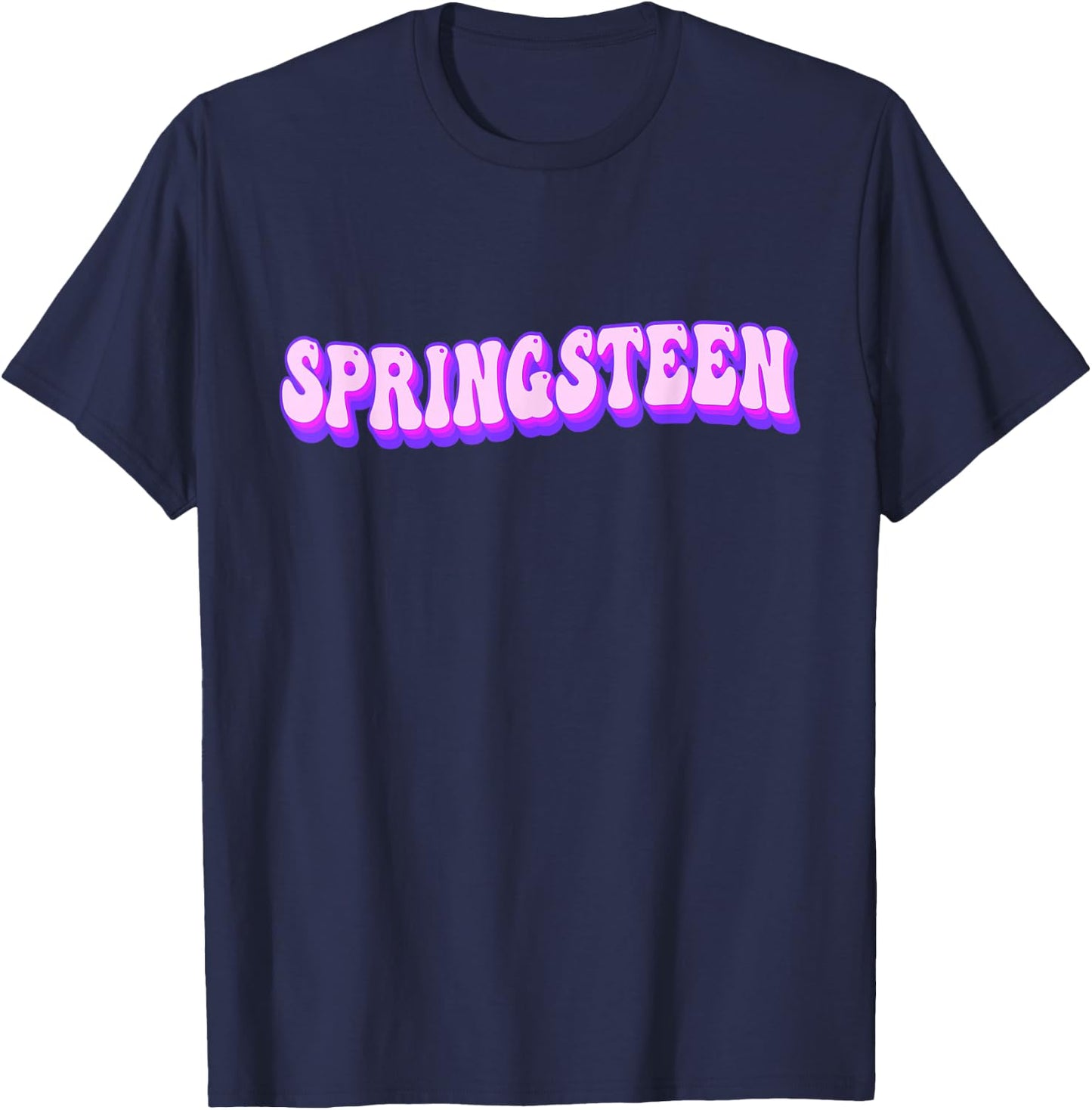 Springsteen Rock Fan Inspired T-Shirt - T-Shirt | Navy