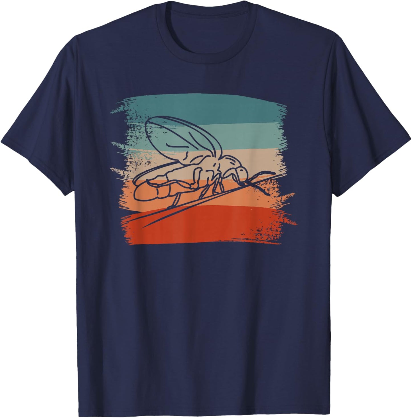 Retro Firefly Firefly T-Shirt - T-Shirt | Navy