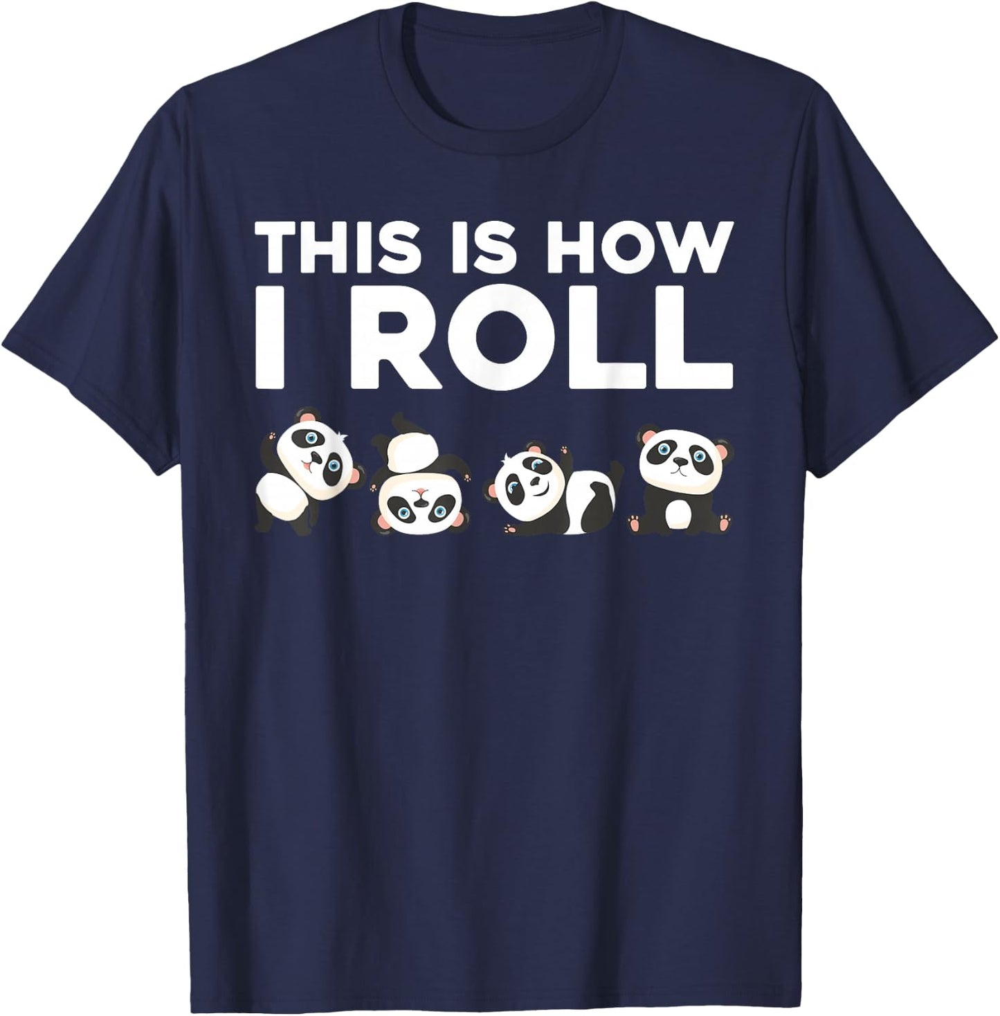 Cool Panda Women Panda Bear Lovers Animal Zoo Pandas T-Shirt - T-Shirt | Navy