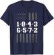 18436572 Engine Firing Order V8 Small Block Mechanic T-Shirt - T-Shirt | Navy