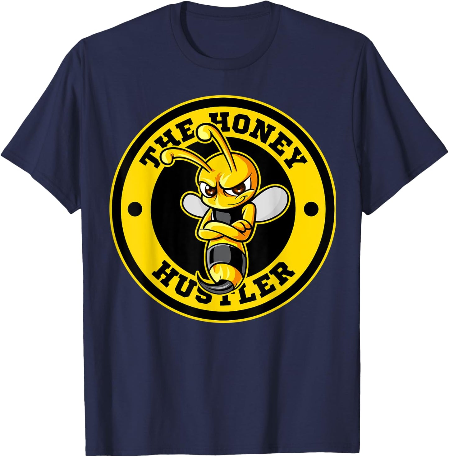 The Honey Hustler Beekeeper T-Shirt - T-Shirt | Navy