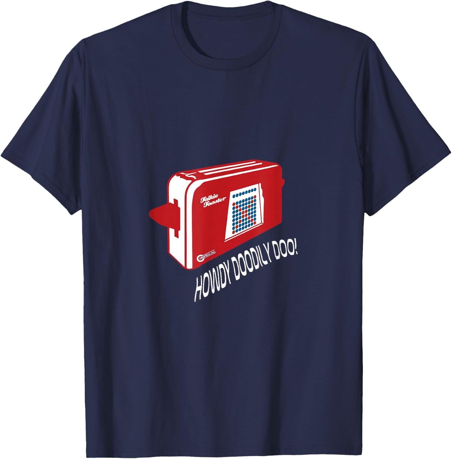 Arrowroot Red Talkie Toaster Dwarf T-Shirt - T-Shirt | Navy