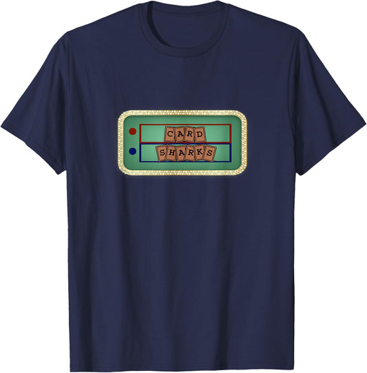 Vintage Card Sharks T-Shirt - T-Shirt | Navy