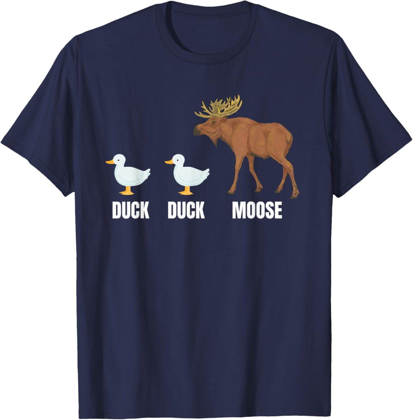 Funny Cute Animal Graphic Dad Joke Sayings For Kids Adults T-Shirt - T-Shirt | Navy
