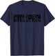 Funny Bicycle Cycling Cyclopath | Cyclists Bike Lovers T-Shirt - T-Shirt | Navy
