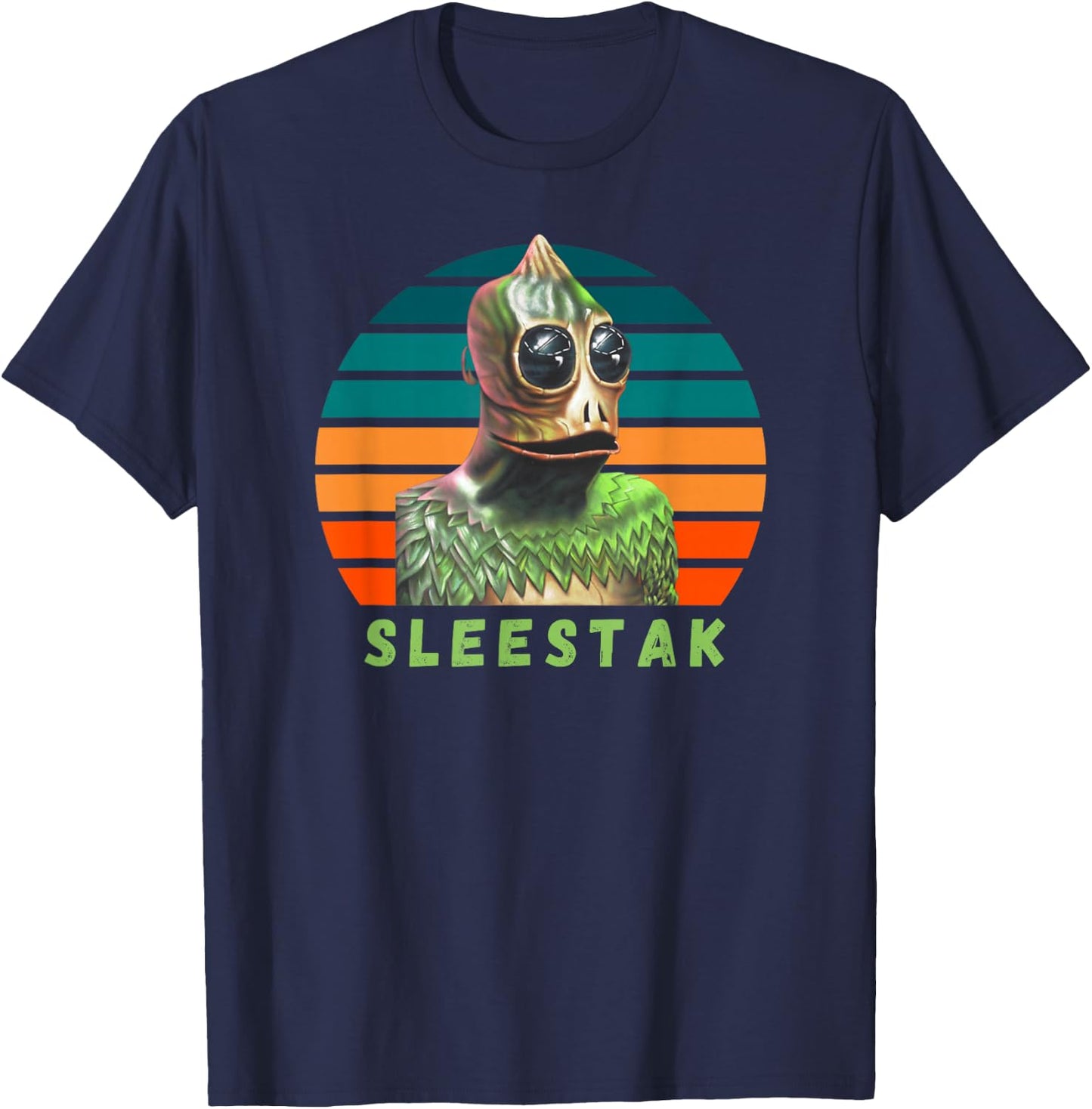 Sleestak, Funny Land of The Lost Shirt, Classic Television T-Shirt - T-Shirt | Navy