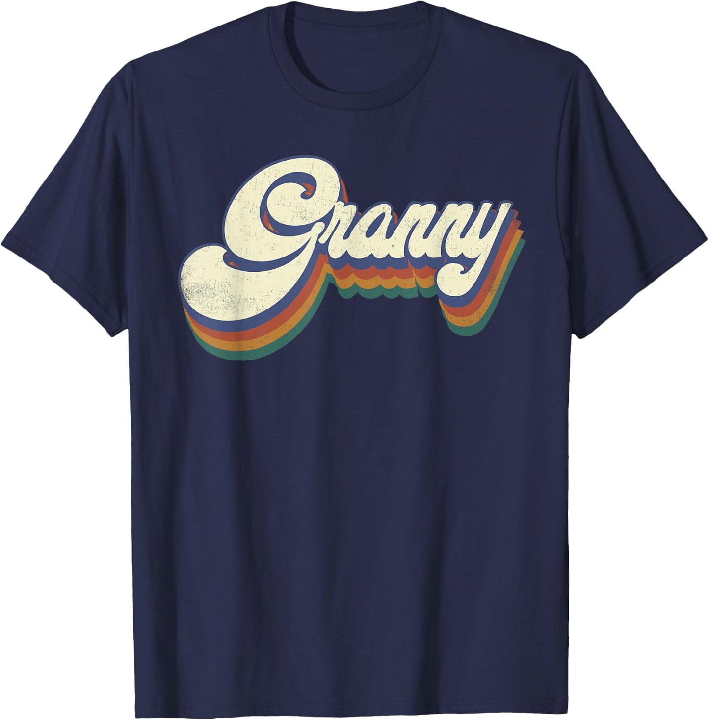 Granny Gifts For Grandma Retro Vintage Mother's Day Granny T-Shirt - T-Shirt | Navy