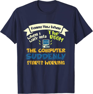 Information Technology Computer Programmer Tech Savy T-Shirt - T-Shirt | Navy