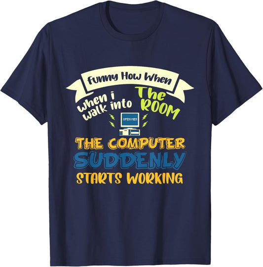 Information Technology Computer Programmer Tech Savy T-Shirt - T-Shirt | Navy