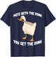 Goose Mess With The Honk You Get The Bonk T-Shirt - T-Shirt | Navy