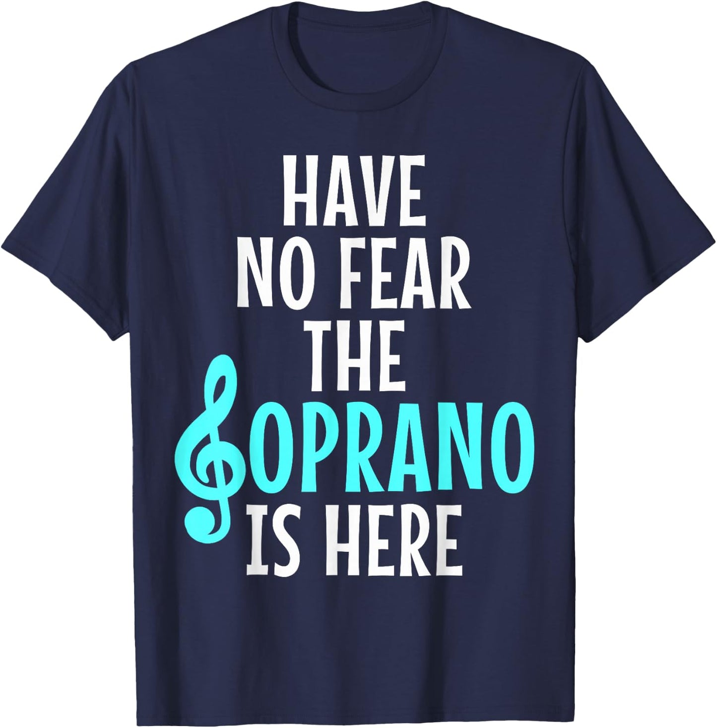 Soprano Choir Singer T-Shirt - T-Shirt | Navy