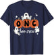 Halloween Oncology ONC Boo Crew Pumpkin Ghost One Spooky ONC T-Shirt - T-Shirt | Navy