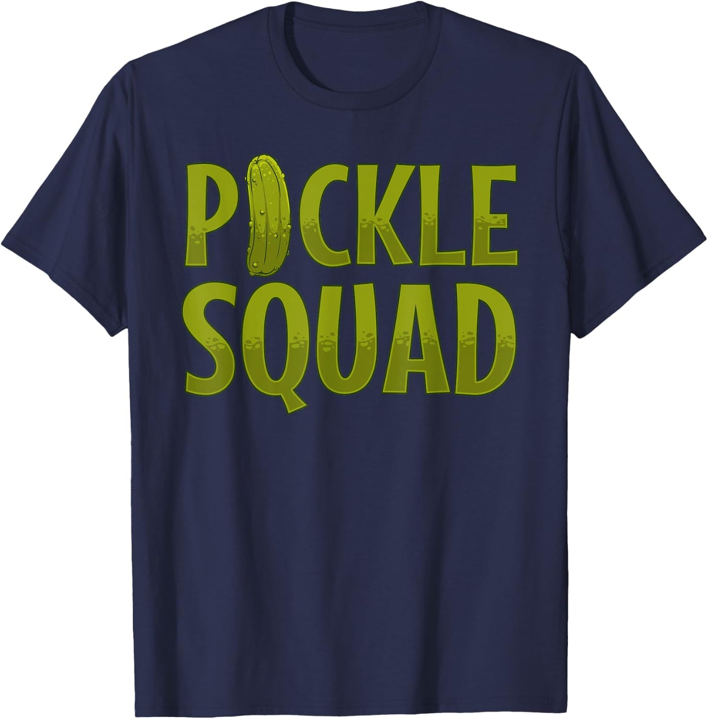 Cool Pickle Women Vegan Pickles Dill Pickle Cucumber T-Shirt - T-Shirt | Navy
