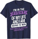 Fight to Win- Pancreatic Cancer Awareness Supporter Ribbon T-Shirt - T-Shirt | Navy