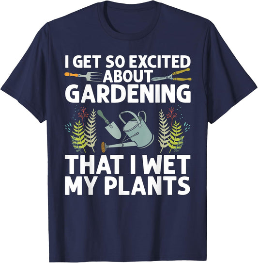 Cool Gardening Design Women Plant Lover Gardener T-Shirt - T-Shirt | Navy