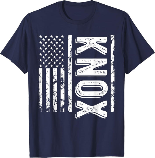 Knox Last Name Funny Surname Team Knox Family T-Shirt - T-Shirt | Navy