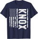 Knox Last Name Funny Surname Team Knox Family T-Shirt - T-Shirt | Navy