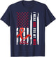 I Wear Red For My Wife Stroke Awareness Survivor Warrior T-Shirt - T-Shirt | Navy