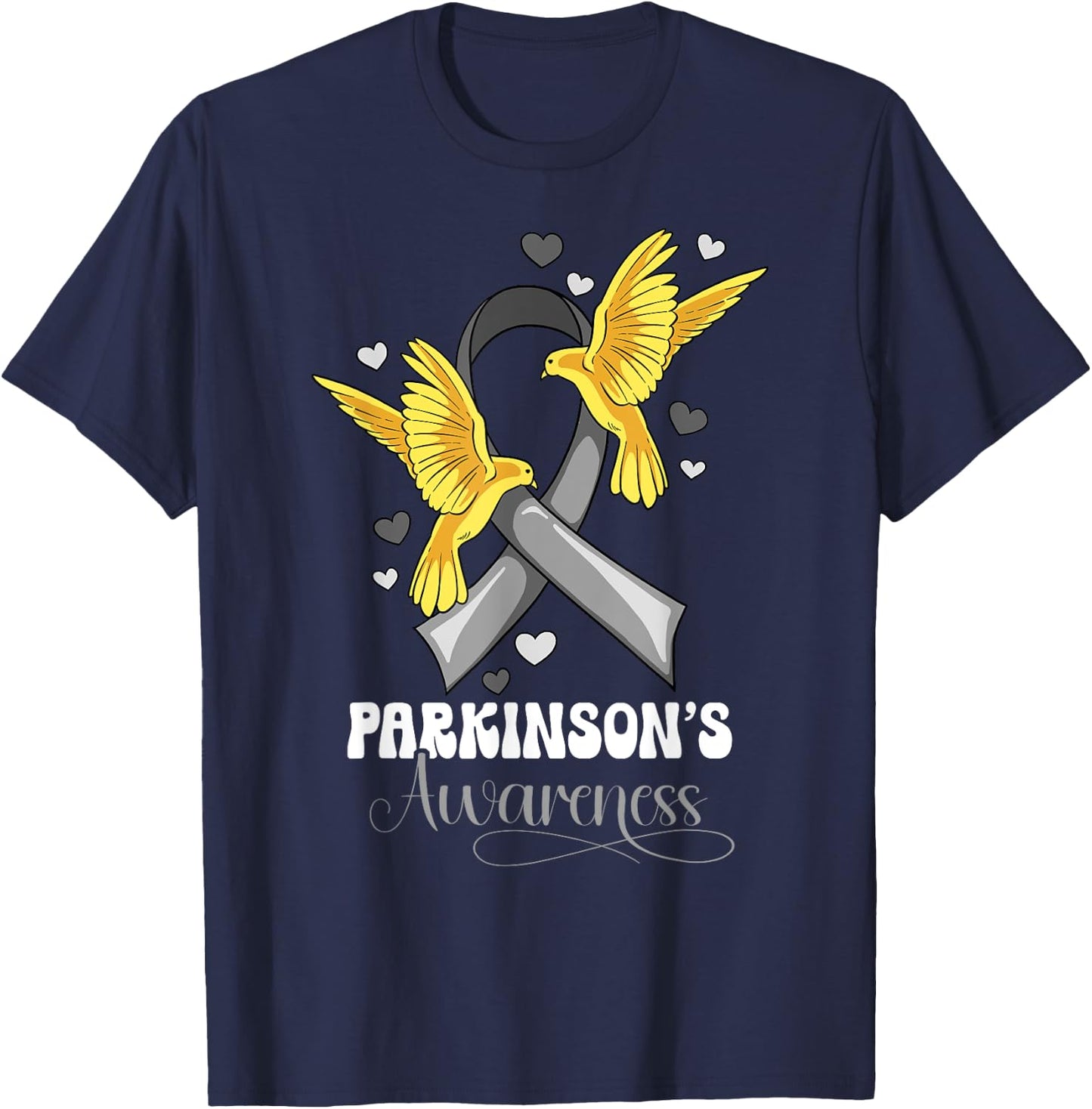Parkinson's Awareness T-Shirt - T-Shirt | Navy