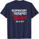 Funny Night Shift Respiratory Therapist Women T-Shirt - T-Shirt | Navy