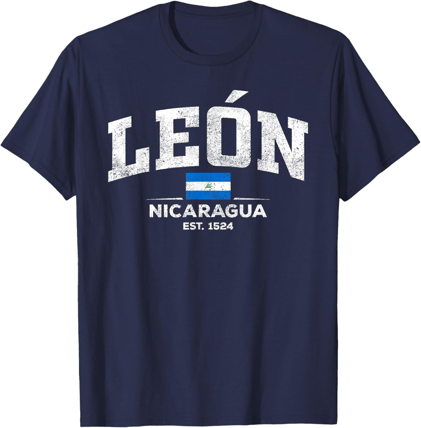 Leon Nicaragua T-Shirt - T-Shirt | Navy