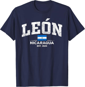 Leon Nicaragua T-Shirt - T-Shirt | Navy