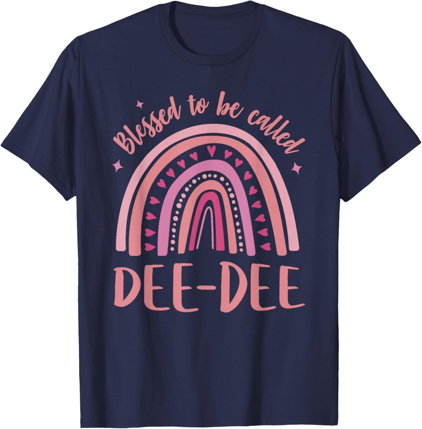 Dee-Dee for Grandma Mother's Day Blessed Dee-Dee T-Shirt - T-Shirt | Navy