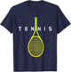 Tennis Player Sports T-Shirt - T-Shirt | Navy
