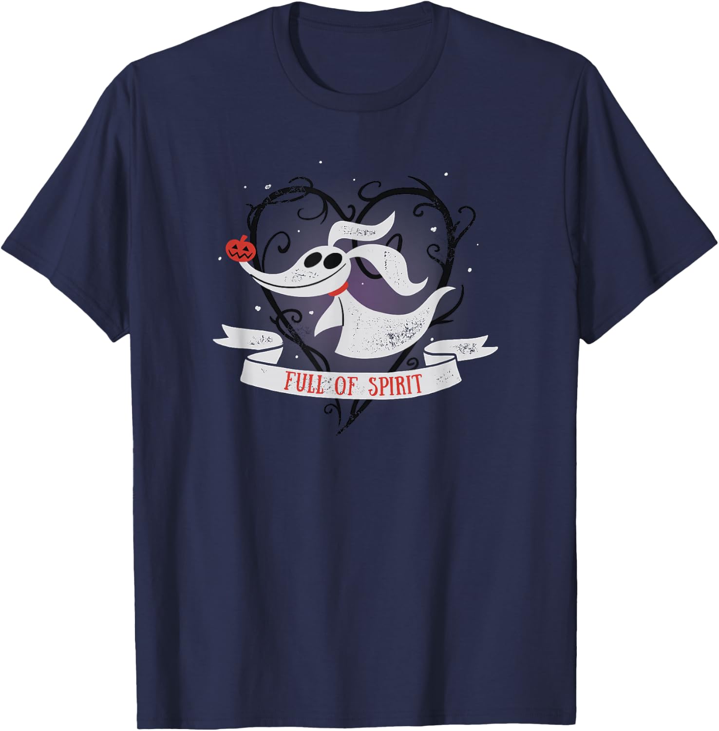 Disney The Nightmare Before Christmas Zero Full Of Spirit T-Shirt - T-Shirt | Navy