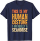 This is My Human Costume I'm Really a Seahorse T-Shirt - T-Shirt | Navy
