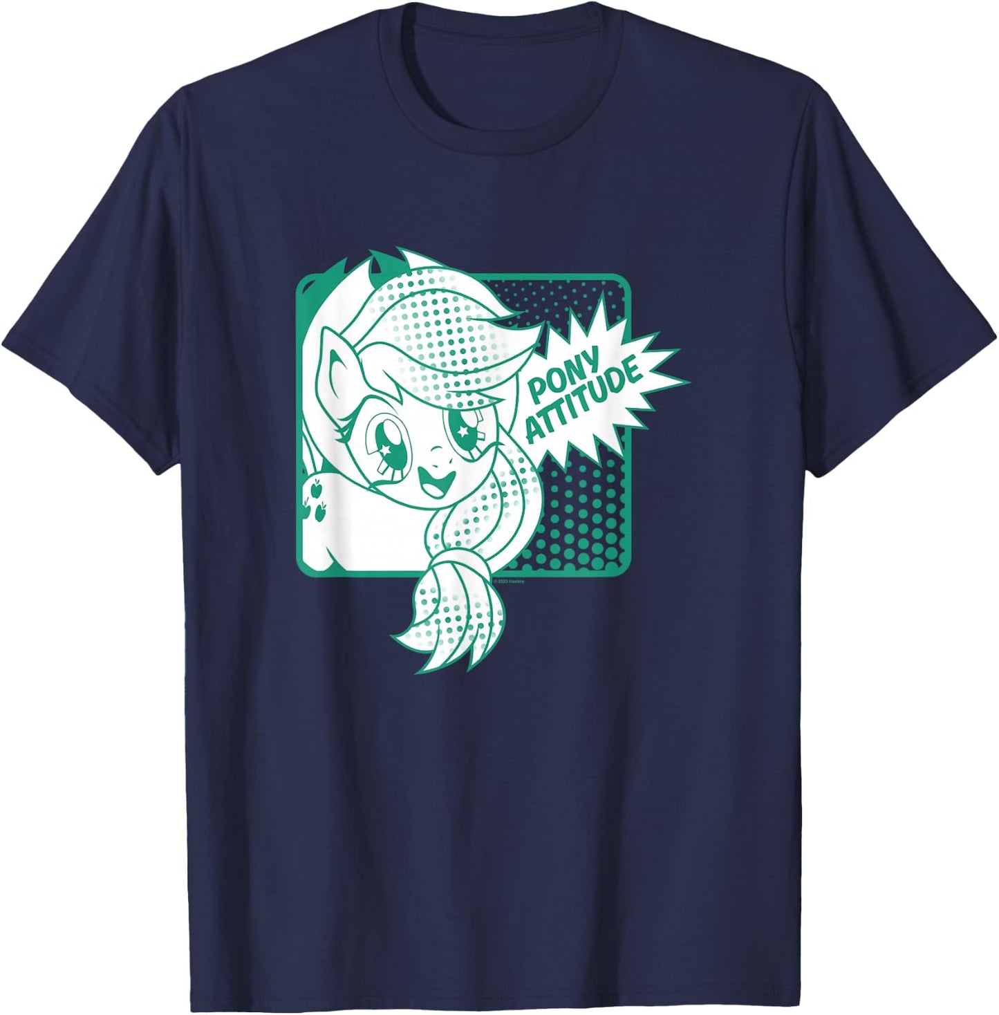 My Little Pony: Friendship Is Magic Applejack Pony Attitude T-Shirt - T-Shirt | Navy