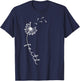 Dandelion Faith Quote Christian Lion Luke Women Kids T-Shirt - T-Shirt | Navy